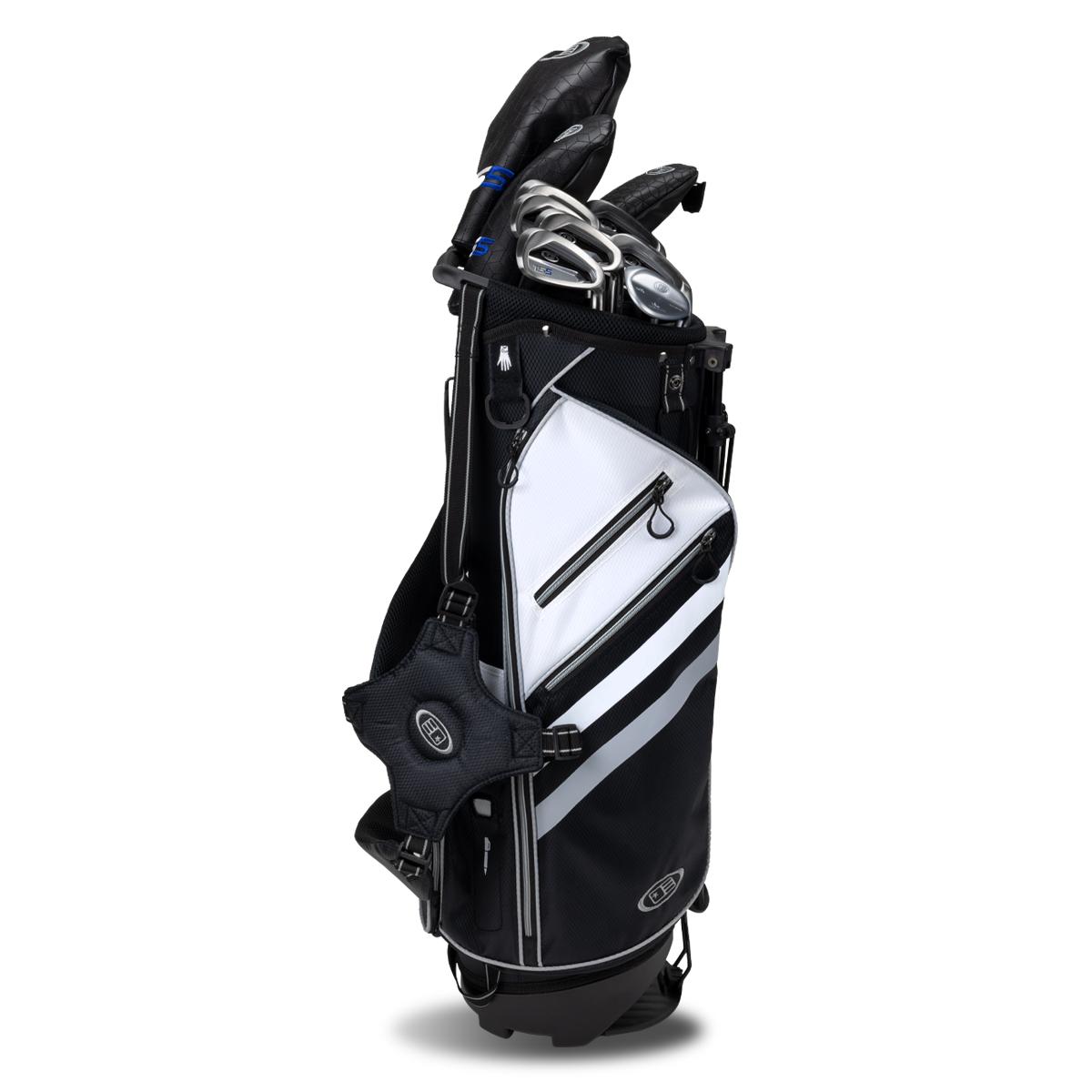 Right Hand TS5-54 10 Club Stand Set Graphite, Black/White Bag